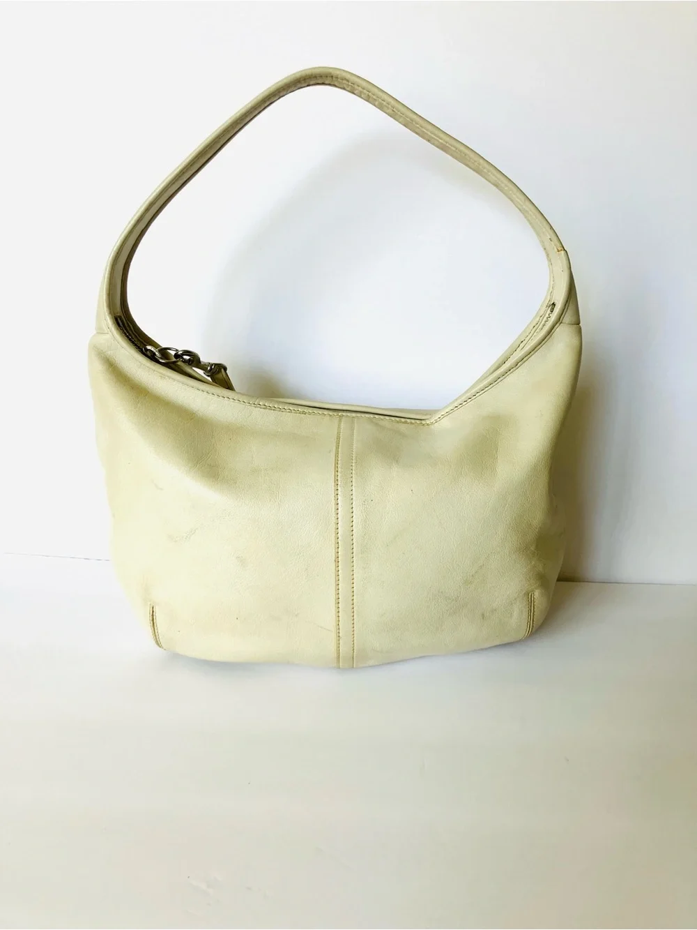 Vintage COACH Coach Ergo Shoulder Bag Purse 9219   Off White, Cream, Ivory